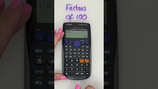 Can you find factors on your calculator