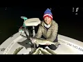 Vicky Stark comes walleye fishing in port Huron Michigan