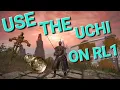 Use the Uchigatana at Level 1