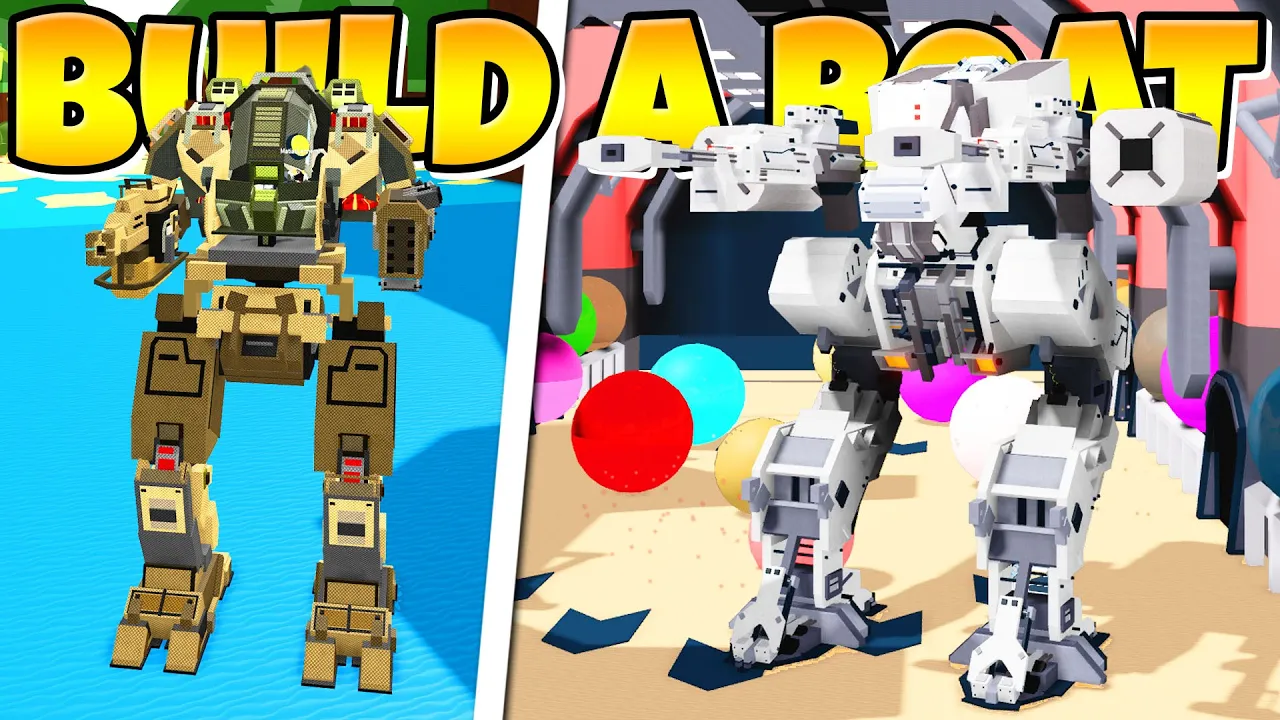 MICRO BLOCK WAR MECH!!! Build a Boat