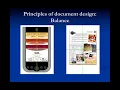 Basic Principles of Document Design