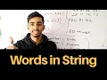 String Questions on words java by Prateik Sharma