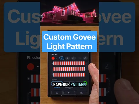 Set a Custom Pattern on Govee Permanent Outdoor Lights