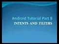 Android tutorial part 8 Intent and filters in detail with example programs for beginners and intervi