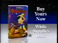 Download Lagu 1994 PINOCCHIO VHS VIDEO RELEASE COMMERCIAL While Supplies Last