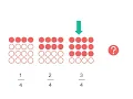 How to identify fraction patterns with models Fractions Mathspace