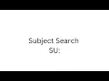 Super Simple Series Catalog Searches