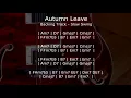 Download Lagu Autumn Leave - Backing Track Slow