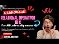 Assignment operator in c What is Operators c tutorial for beginners by sabka college