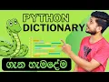 28 Dictionary data type Python Programming Sinhala