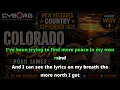 Colorado Sun - Noah James KARAOKE WBV COUNTRY NEW RELEASES SEPTEMBER 2026