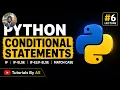 Python Tutorial Conditional Statements in Python If Elif Else Match Case Tutorials By AS