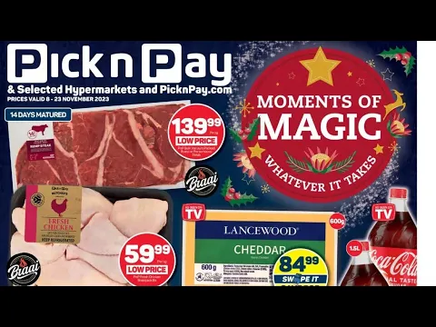 Download MP3 What's on special at Pick n Pay this week?  promotion valid from 13 November to 22 November 2023