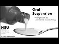 Compounded Oral Suspension