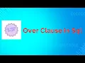 Over clause in Sql Sql Server