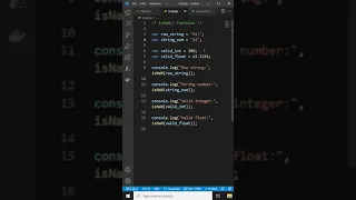 JavaScript isNaN function - JavaScript Tutorial for Beginners