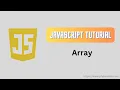 JavaScript Array in Hindi JS Array In Hindi JavaScript Tutorial In Hindi 2025