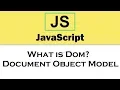 JavaScript Tutorial What is Dom Document Object Model 2019