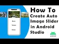How to make Auto Image Slider Android Studio Easy Tutorial Free Library for image slider