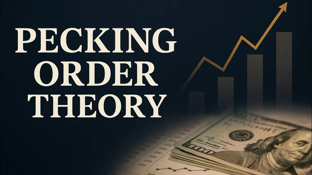 The Pecking Order Theory Explained | Financial Management for MBA and Degree Students!