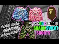 Most Recognizable OG Camo Bape ABC Camo Shark Sweat Shorts 1000 Sub Giveaway Winners