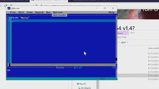 Install QB64 1 4 Qbasic 1 1 on Windows 10 Tutorial - Free Download olddos exe