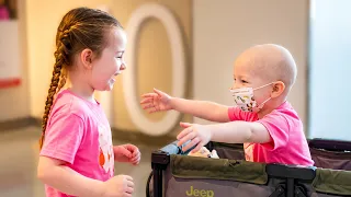 Reunited With Twin After Being Separated During Chemo