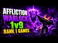 AFFLICTION WARLOCK 1v9 RANK 1 GAMES