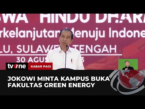 Buka Kongres Mahasabha ke 13, Jokowi Minta Kampus Buka Fakultas Green Energy