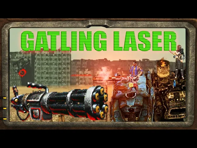 Fallout 2D: Gatling Laser || Топовая пушка