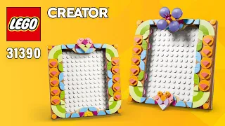 LEGO Creator Picture Frame (31390) Alternate Building Instructions for Floral Art Decor Painting