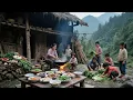 Download Lagu 【一家七口隐居深山】今天家里要来客人吃饭，赶紧准备好饭菜，孩子们也积极帮忙！#农村生活#vlog