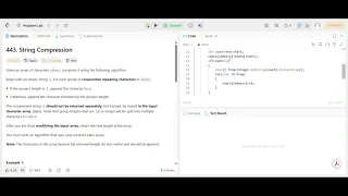 String compression Leetcode 443 JAVA