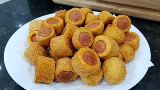 NUNCA MAIS COMPREI ENROLADINHO DE SALSICHA! 😱 Depois que Fiz Assim, Todo Mundo Pediu Mais!