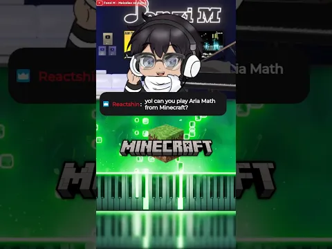 Pianist Learns Aria Math INSTANTLY?! (Minecraft C418) pt.2