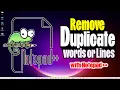 How To Remove or Delete Duplicate Words or Lines with Notepad