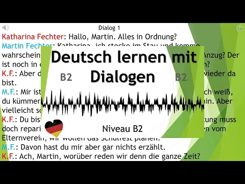 Download MP3 Dialoge B1 - B2 | Deutsch lernen durch Hören | 2 |