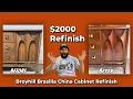 Restoring a Broyhill Brasilia Hutch Full Step-by-Step Furniture Refinishing Process