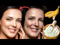 Banana peel and cornstarch will make you a 16-year-old girl Banana Peel Cornstarch Face Mask
