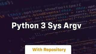python 3 sys argv