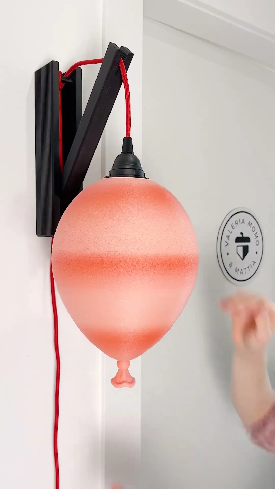 Adjustable Wall Light Holder, Design Cable Lamp