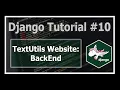 Django Site Coding The Backend Python Django Tutorials In Hindi