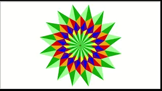 Making rangoli using turtle graphics Python