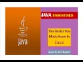 Java Essentials Java Fundamentals Java Basics
