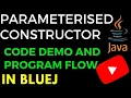 parametrised constructor program in bluej constructors in java computer application padhaikrlo