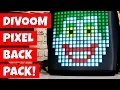 COOLEST Weather Proof Pixel Art LCD Bikers Backpack DIVOOM PIXOO