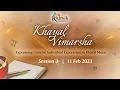 Lagu Khayal Vimarsha Session 3 | An introduction to the aesthetics of different Gharanas.