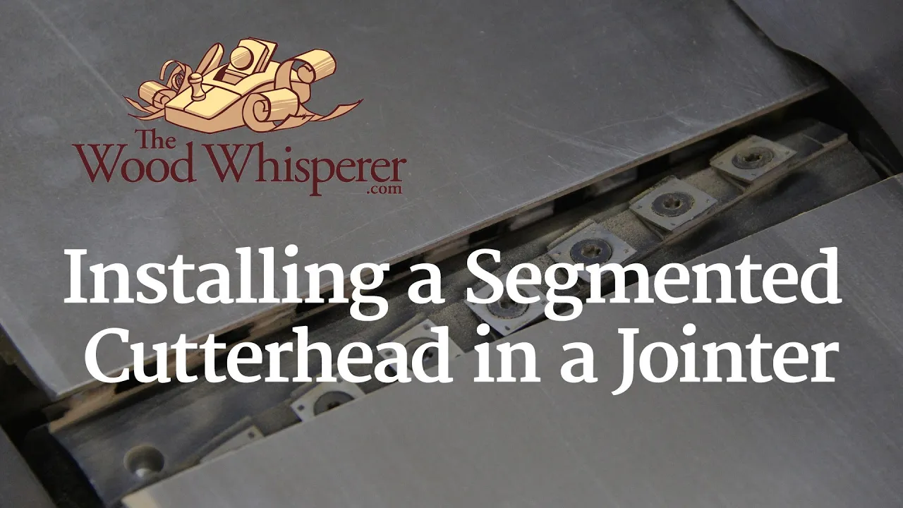 218 - Installing a Segmented Cutterhead in a Jointer