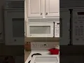 GE Spacemaker Microwave-How to Remove and Replace the Door