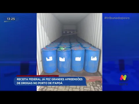 Porto de Itapoá: Receita Federal realiza apreensões de agrotóxicos de uso proibido no Brasil